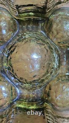 V Rare grand vase en verre artistique Nanny Still 1967 'Quadrifoglia' (gamme Fantasma) Finlande