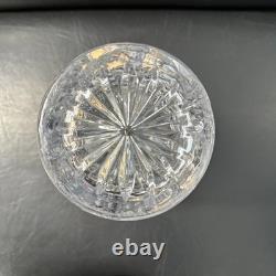 VASE EN CRISTAL DE PLOMB VINTAGE EN ÉTOILE À 8 POINTES 5 1/4 DIA X 9.5 TALL 2.5kg