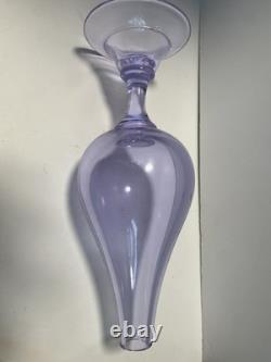 VASE EN VERRE ALEXANDRITE SEVRES FRANÇAIS.