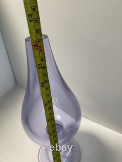 VASE EN VERRE ALEXANDRITE SEVRES FRANÇAIS.