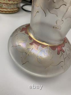 VASE EN VERRE ART NOUVEAU FRITZ HECKERT Marqué FH. 490/10. 1189