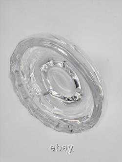 VASE EN VERRE CRISTAL TRANSPARENT 'RAMSES' MARTTI RYTKÖNEN ORREFORS RARE VINTAGE