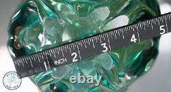 VASE EN VERRE D'ART JAPONAIS ENVIRON 1960, MI-XXE SIÈCLE, 20 CM DE HAUT