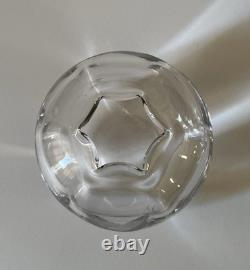 VASE EN VERRE TRANSPARENT GRAVE ORREFORS EDWARD HALD Signé H2352