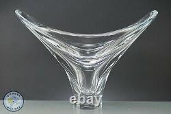 Vannes France Lead Crystal Art Vase En Verre MID Siècle Moderne