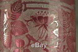 Vase Ancien Art Nouveau Baccarat Antique Cameo Vase En Verre