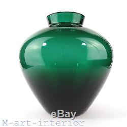 Vase Art Déco En Verre H. 19,5 CM Wilhelm Wagenfeld Verre Vlg 30er Jahre Bauhaus