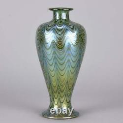Vase Art Nouveau Czech Lava Phanomen Par Johann Loetz