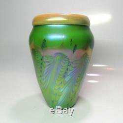 Vase Art Vintage En Verre