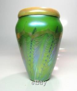 Vase Art Vintage En Verre