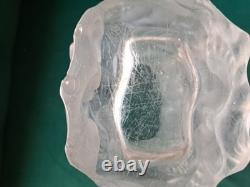 Vase Bacchus en verre pressé de Frantisek Halama. FH1701 Art Déco. Huge. Trouvaille rare.