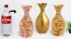 Vase De Fleur De Bouteille En Plastique Faire Ressembler Vase En Céramique