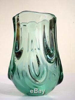 Vase De Verre De Série Flavio Poli Murano Seguso Vetri D'années 1930 Arte