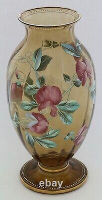 Vase En Verre Art Nouveau Bohème
