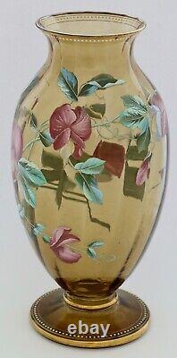 Vase En Verre Art Nouveau Bohème