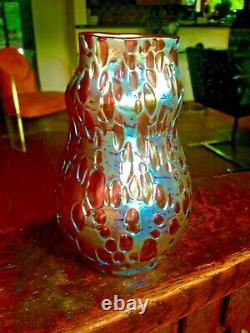 Vase En Verre D’art D’art De Loetz Pink Candia Diaspora