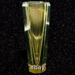 Vase En Verre D'art Merman Vert Olive 6t 3.5w