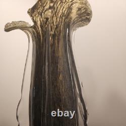 Vase Eruption en verre soufflé à la main de luxe John-Richard, verre d’art designer lourd, 16