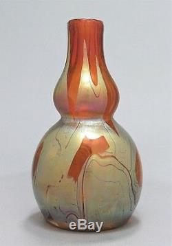 Vase Loetz Art Antique En Verre Phänomen Genre 7773 Decor Circa 1899 Rare Example