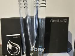 Vase Orrefors Horizon Arizona Excellent État Boîte Originale et Brochure