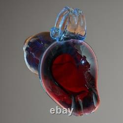 Vase Pichet en Verre Artistique Don Pettey