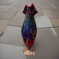 Vase Pichet en Verre Artistique Don Pettey