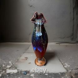 Vase Pichet en Verre Artistique Don Pettey