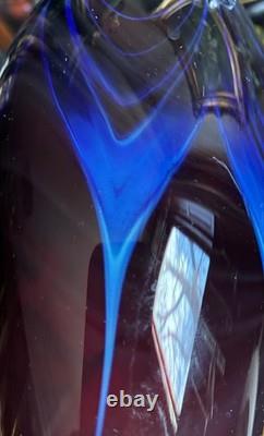 Vase Pichet en Verre Artistique Don Pettey