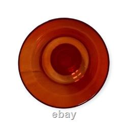 Vase Ruby Red Tulppaani Tamara Aladin Riihimäen Lasi Finlande, années 1970