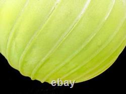 Vase Scavo en verre d'art italien Murano signé par Antonio Da Ros, maître verrier.