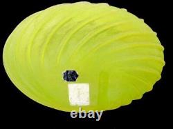 Vase Scavo en verre d'art italien Murano signé par Antonio Da Ros, maître verrier.