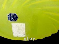 Vase Scavo en verre d'art italien Murano signé par Antonio Da Ros, maître verrier.