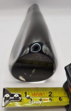 Vase Sommerso vintage signé Nils Landberg pour Orrefors en gris crépuscule, années 1960, MCM