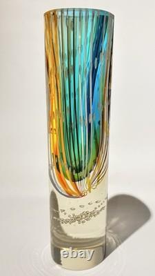 Vase Tallegio en Verre d'Art Italien par Studio Dino Ripa