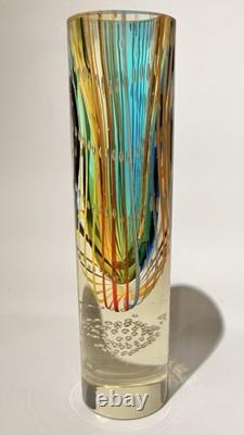 Vase Tallegio en Verre d'Art Italien par Studio Dino Ripa