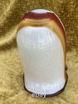 Vase artistique en verre de Murano au design italien, années 1980