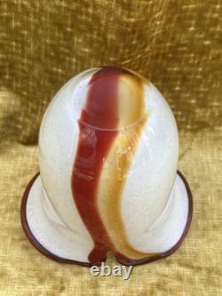 Vase artistique en verre de Murano au design italien, années 1980