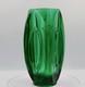 Vase Balle Tch&egrave;que En Verre D&rsquo;art Du Milieu Du Si&egrave;cle, Vert, Rosice, Rudolf Schr&ouml;tter