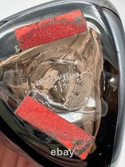 Vase bouteille en verre d’art de Chris Buzzini, signé par l’artiste, 3/1971, pièce de début de carrière