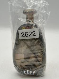 Vase bouteille en verre d’art de Chris Buzzini, signé par l’artiste, 3/1971, pièce de début de carrière