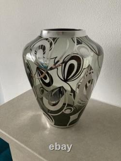 Vase décoré en argent FRIEDRICH SPAHR (WMF) 1950-1960