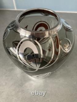 Vase décoré en argent FRIEDRICH SPAHR (WMF) 1950-1960