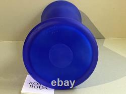 Vase design sablier Stromboli de Kosta Boda par Gunnel Sahlin 1994