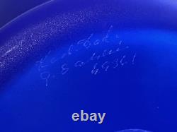 Vase design sablier Stromboli de Kosta Boda par Gunnel Sahlin 1994