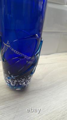 Vase du studio de verre d'art japonais Otaru