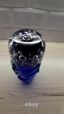 Vase du studio de verre d'art japonais Otaru