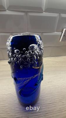 Vase du studio de verre d'art japonais Otaru