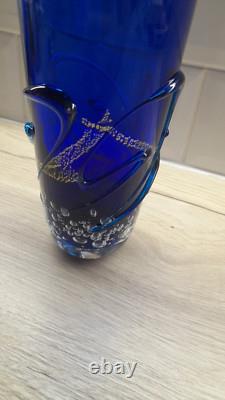 Vase du studio de verre d'art japonais Otaru