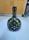 Vase En Bouteille En M&eacute;tal Surmont&eacute; De L'art Nouveau Ancien