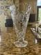 Vase En Cristal Towle 24 % Plomb, Motif, Fabriqu&eacute; En Pologne, 12 Po De Hauteur X 6,5 Po. D&rsquo;occasion.